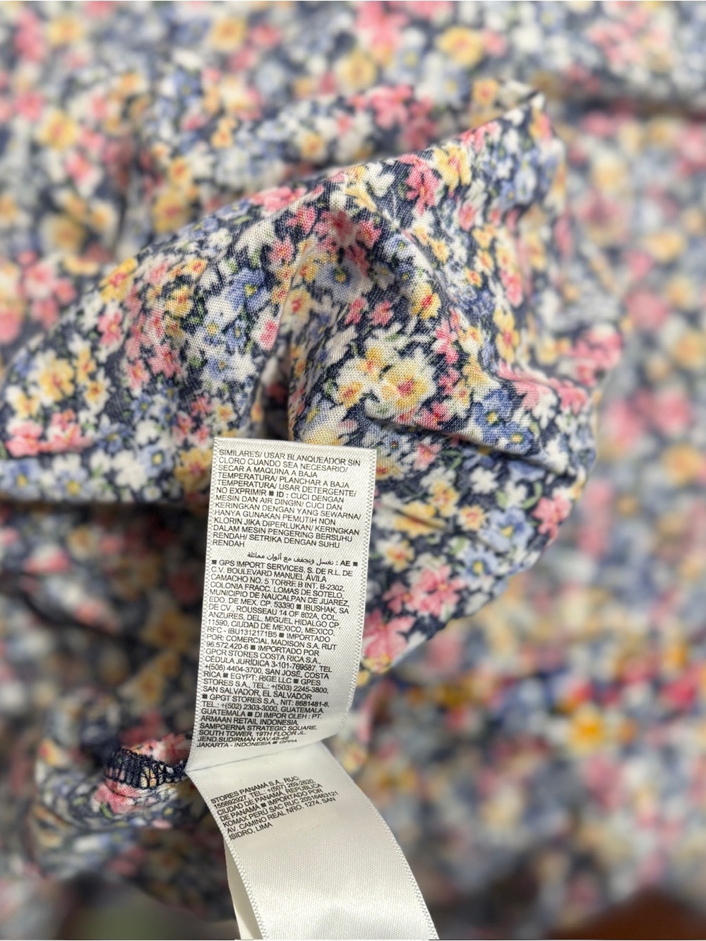 Old Navy Dress Womens Extra Large Tiered Ditsy Floral Smocked Cottagecore - Picture 12 of 14